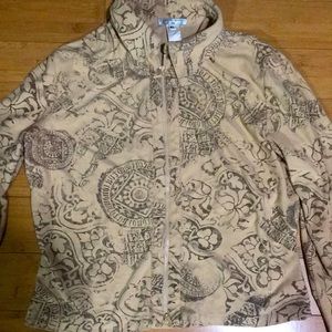 Vintage zip up shirt